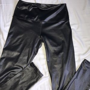 Leather leggings